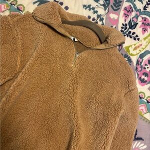 Topshop Beige Sherpa Jacket